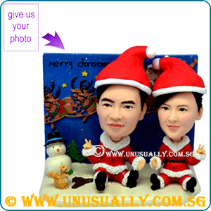 Limited Edition 2011 Lovely Christmas Couple Figurines
